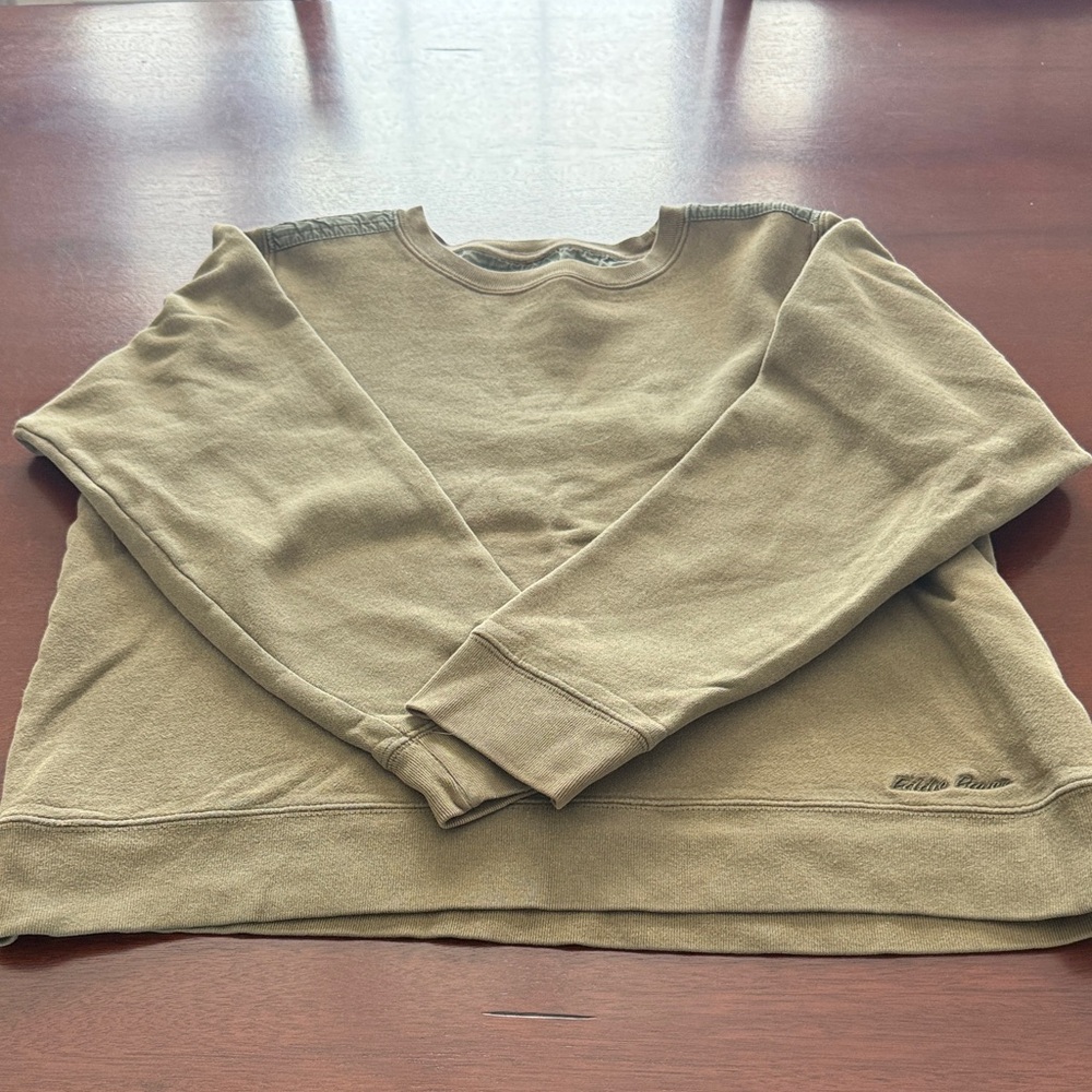 Eddie Bauer Olive Sweatshirt